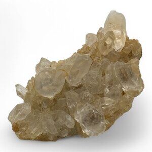 410g Clear Quartz Crystal Cluster Natural Raw Mineral Specimen Healing Display